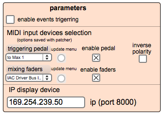 parameters