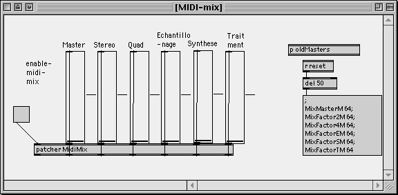 Midi configuration